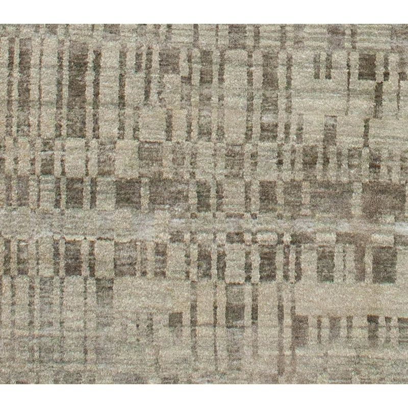 Hand Knotted Area Rug in Cashew, Rectangle 6' x 9'
