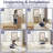 Comfy Cloud 105" Wide 5-seat Modular Sofa Couch Upholstered Boneless Sectional-1579978427