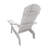 White Solid Wood Chair With Umbrella Hole - Comfortable And For Outdoor/Indoor Patio, Porch, Deck, Garden, Poolside Easy Assembly Included Included, Versatile Use Seating Process-602329577