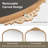 Cortia Arched Rattan and Wood Accent Mirror-121373904