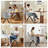 Simple Solid   Dining Chair with Armrests-1599268067
