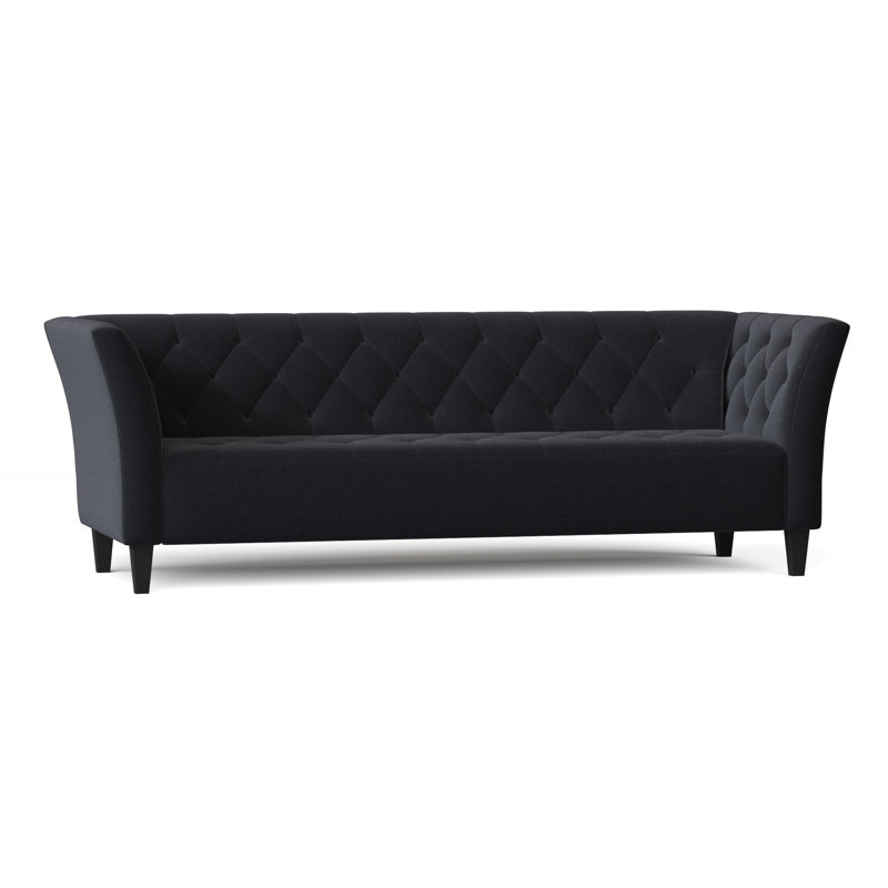 Carruth Upholstered 91'' Sofa, Napa Navy Chenille
