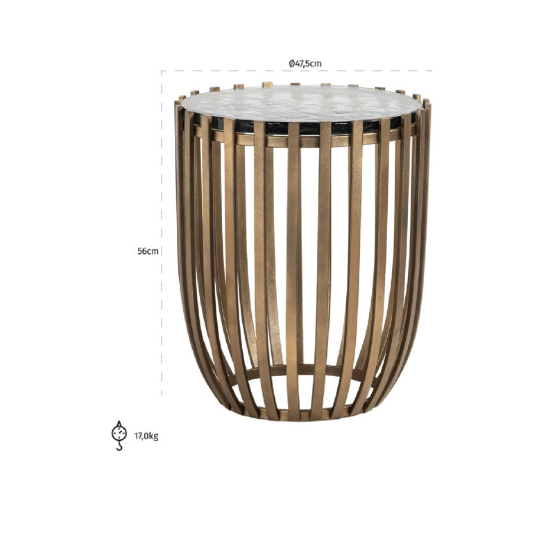 End Table Glass Top End Table