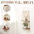 2-Tier Macrame Wall Hanging Shelf & Boho Decor