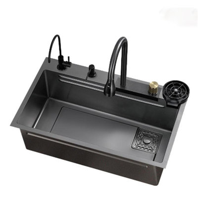 26.7'' L Single Bowl Stainless Steel Kitchen Sink