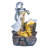 23.62"H Resin LED Fountain With Gooses Statue