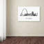 « gateway arche st louis horizon wb-bw », impression sur toile tendue-19533563