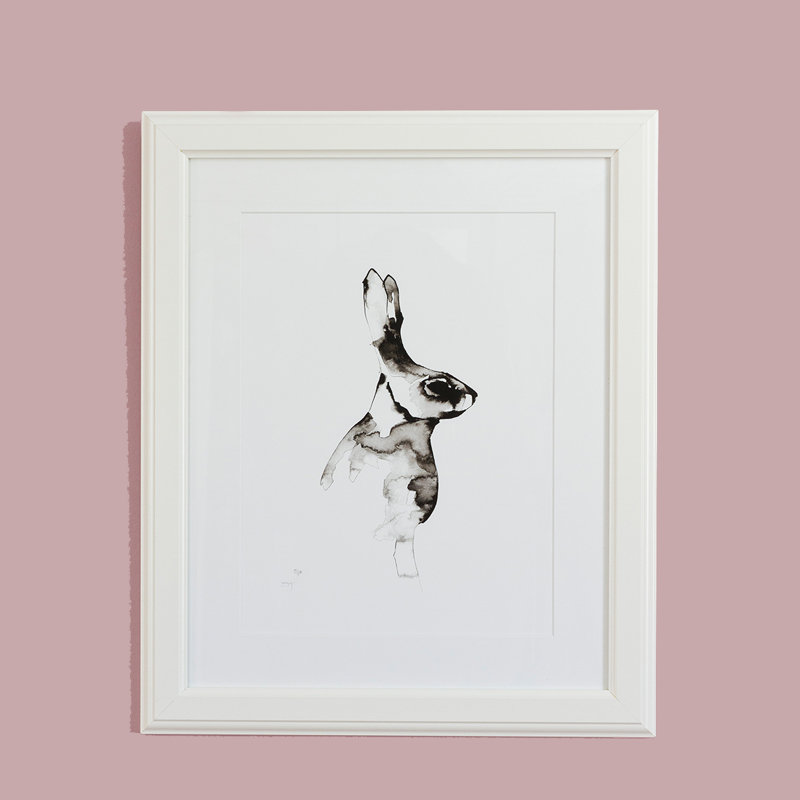 Mounted Hazel - Print, Picture Frame, 40cm H x 30cm W x 4cm D