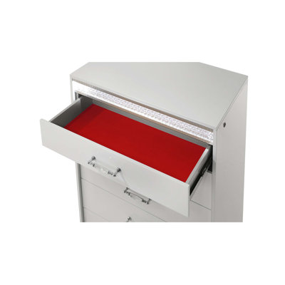 Commode 5 tiroirs Glam