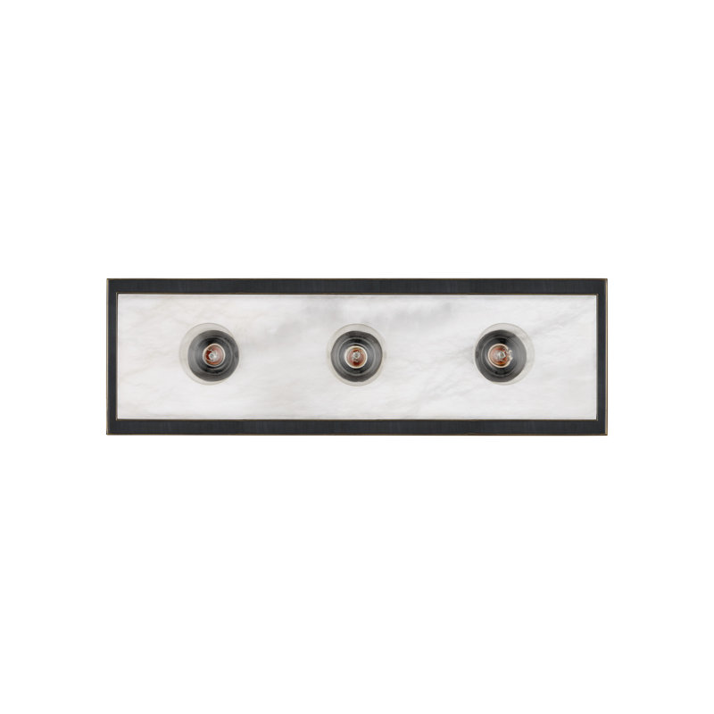 Berdine 3 - Light Bath Bar, Natural/Oil Rubbed Bronze