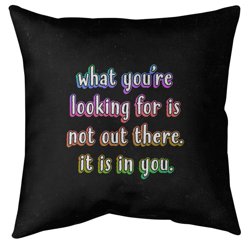 Coussin de sol, 40 po x 40 po, Noir/bleu/vert