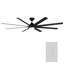 Hydra 8 - Blade Outdoor LED Smart Standard Ceiling Fan with Wall Control and Light Kit Included, Works With Alexa and iOS or Android App-32650311-56611497-121976040