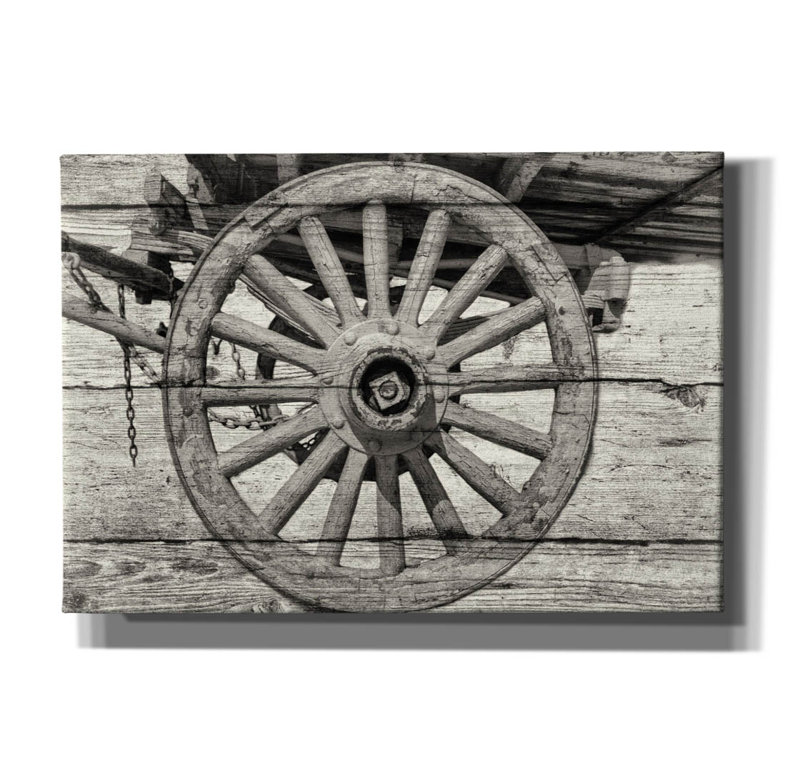 «Lost Farmstead On The Prairie 002» par Gordon Semmens, H 18 po x l 26 po x P 0,75 po
