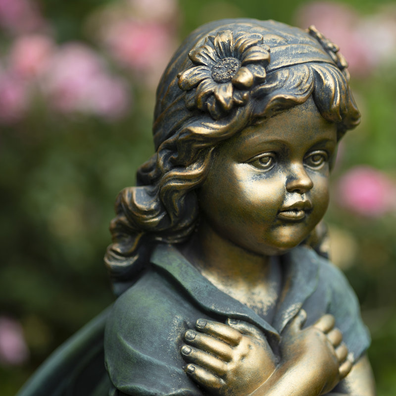 Statue de jardin fée en magnésium
