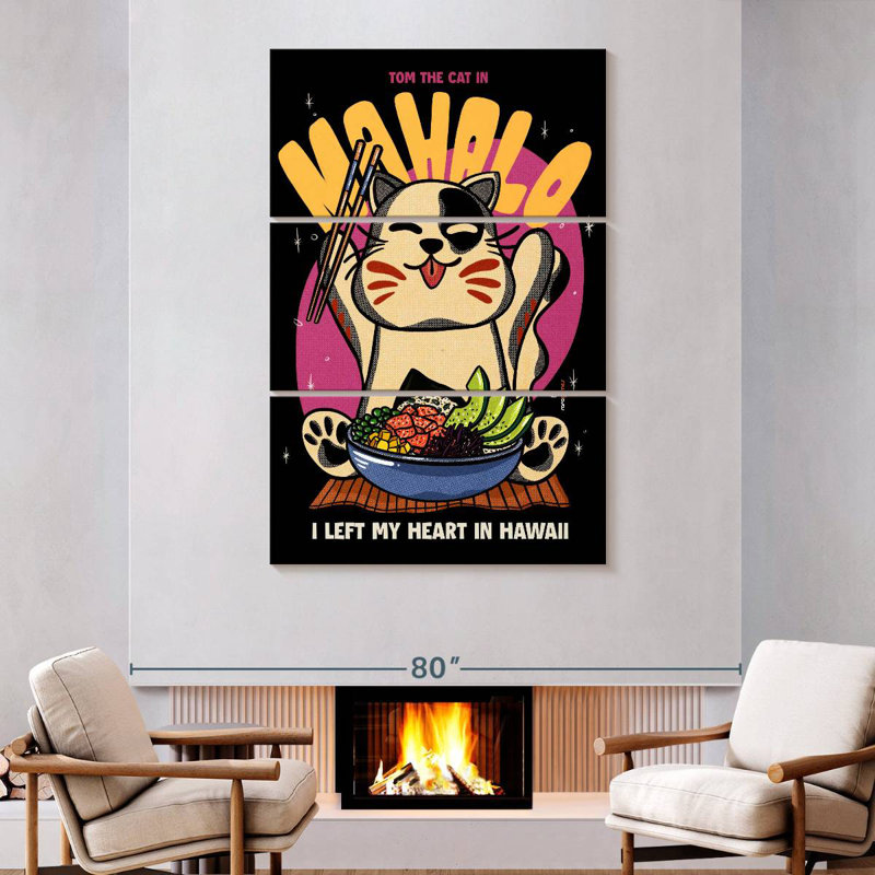 Brampt Mahalo, 74" H x 48" W