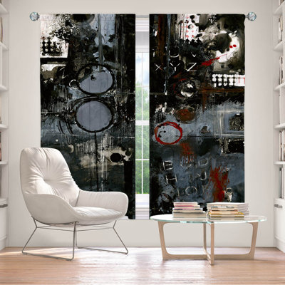 Paire de rideaux obscurcissant en polyester