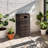 33 Gallon Outdoor Rattan Trash Can