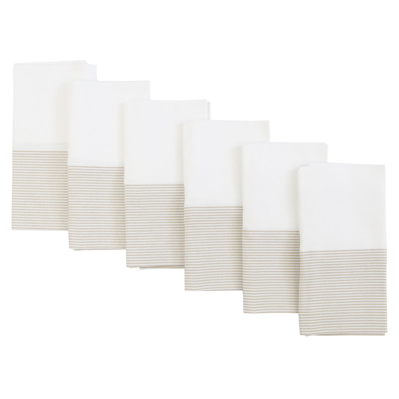 Serviettes de table Harmony - 18 po x 18 po, Naturel