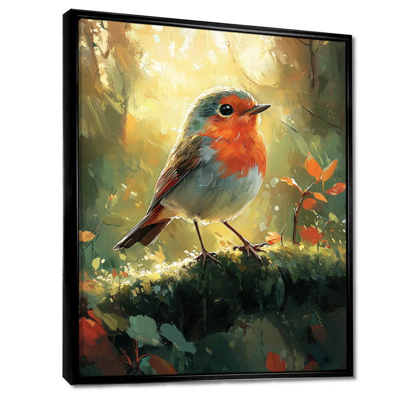 Ikin - Animals Wall Art, Noir, Impression encadrée flottante, H 20 po x l 12 po