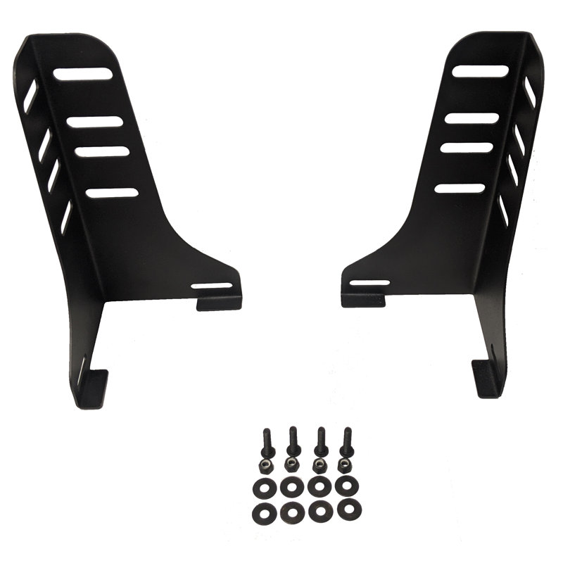 Bedder Base Platform Frame Headboard/Footboard Bracket Attachment, Black