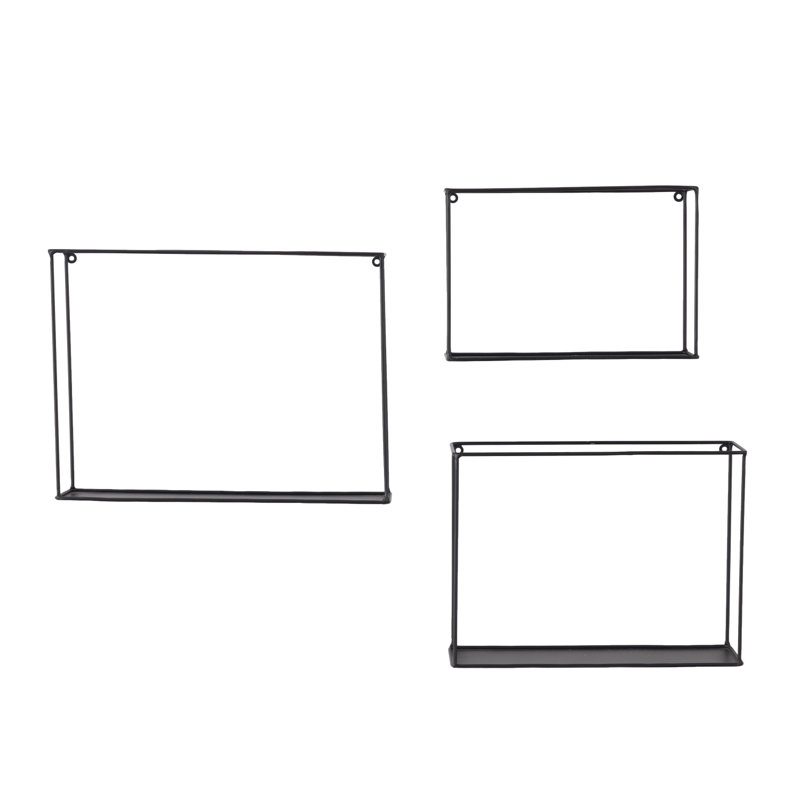 Tablette décorative en métal 3 pièces Avia