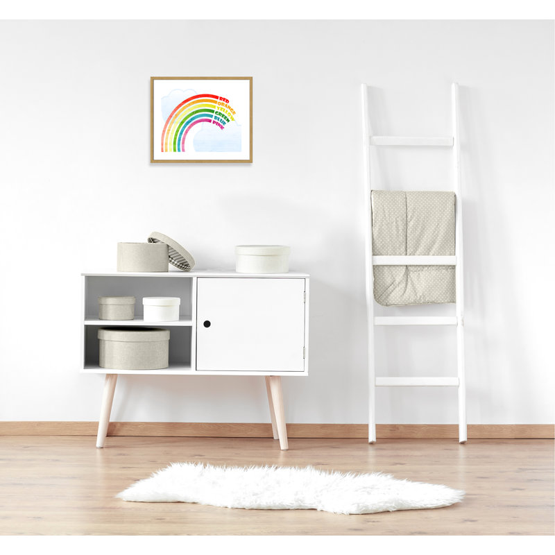 Art sur toile, couleurs, Encadrement beige, 24.5" H x 20.5" W x 1.18" D