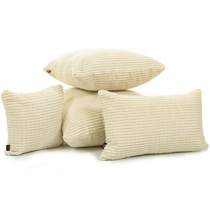 Alston Rectangular Cushion, Cream