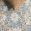 Tapis oriental bleu / rouille / ivoire en laine / coton touffeté à la main Marquee 506-108598366