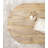Berenike Oval Living Room Coffee Table with Tapered Legs-2096480610