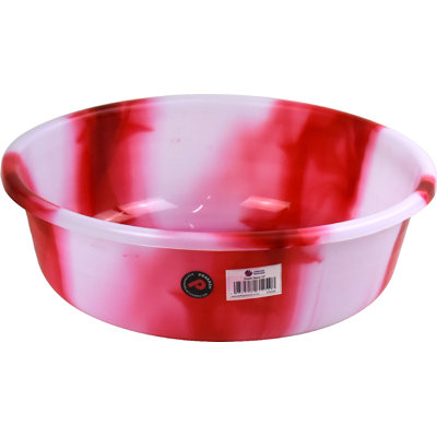 Tie-Dye Colour Plastic Round Wash Basin14"
