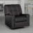 Barl Manual Recliner Chair, 35 Inch Tufted Faux Leather-110740874