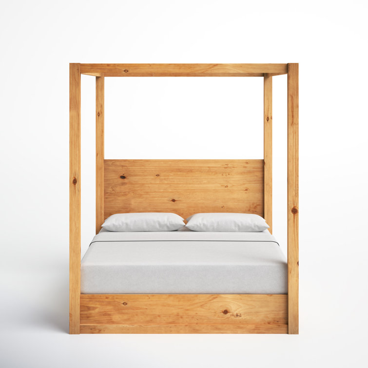 Modica Solid Wood Canopy Bed & Reviews | Joss & Main