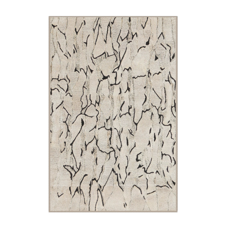 Abstract Indoor Rug, Rectangle 7' x 10'