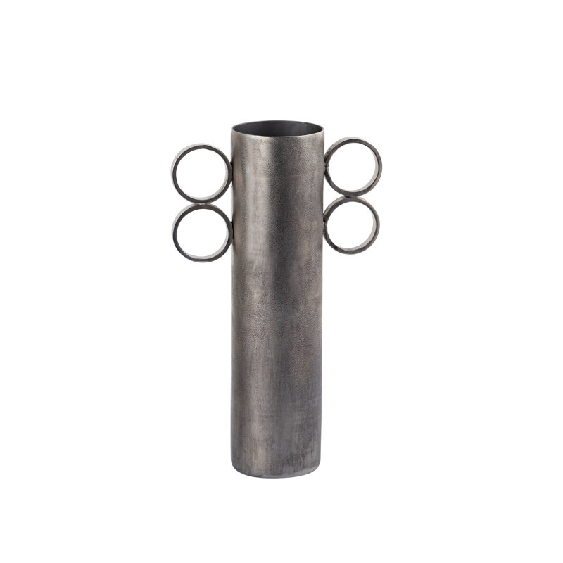Vase Cirq - Petit nickel antique