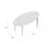 Angelet Cona Ellipse Dining Table