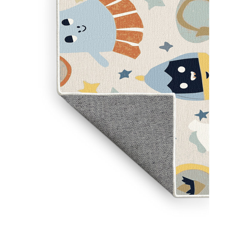 Tapis lavable pour animaux Zoomie Kids, Rectangle de 5 pi x 8 pi
