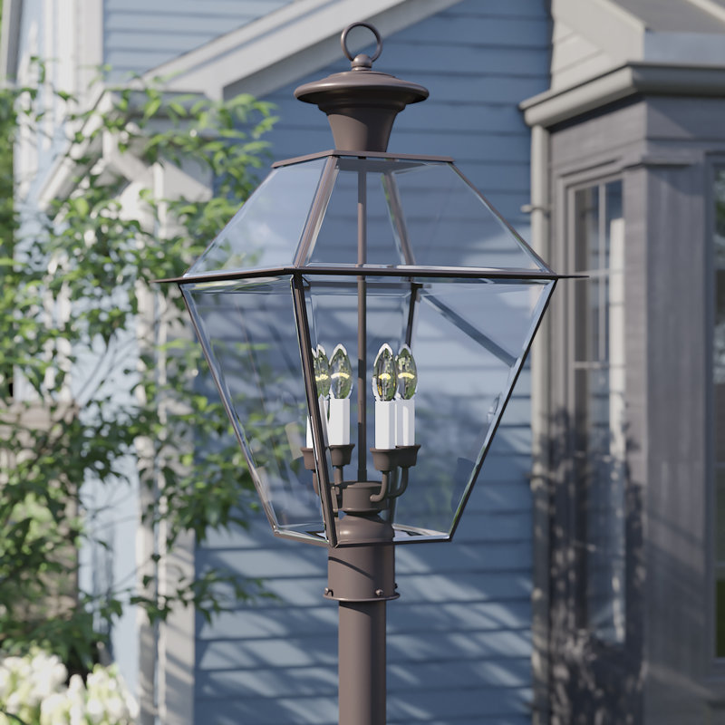 Tête de lanterne d'extérieur 4 lumières Amiree, Bronze