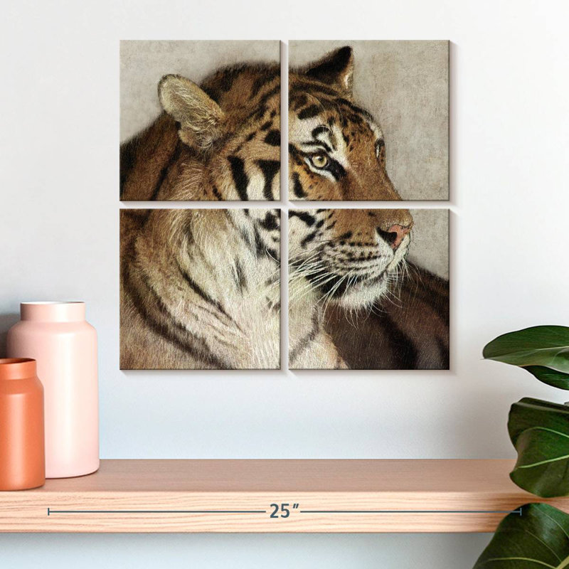 Tigre de Brampt, H 18 po x l 18 po