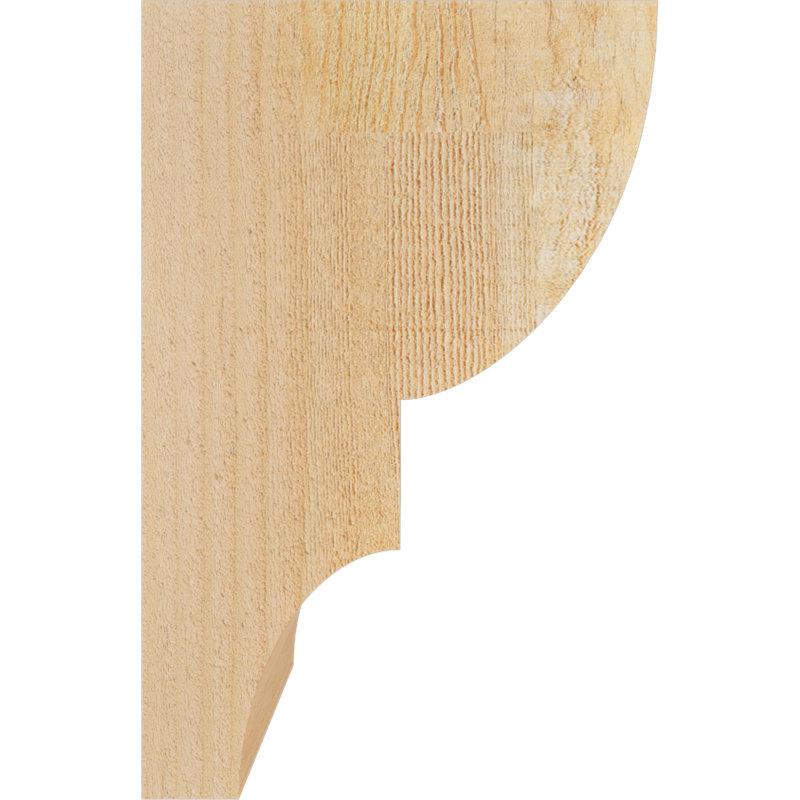Corbeau Ridgewood, H 12 po x l 6 po x P 8 po, Sapin de Douglas, Sciage brut