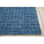 Tapis bleu en laine tissé à la main Gambrills-87055280