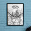 « séoul city map », reproduction d’impression sur affiche à motif encre-31736524