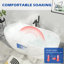 Baignoire de trempage en acrylique autoportante L 59 po x l 28 po avec bonde chromée et trop-plein-74012532