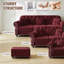 Velours Chesterfield canapé garniture cloutée capitonnée-452266461