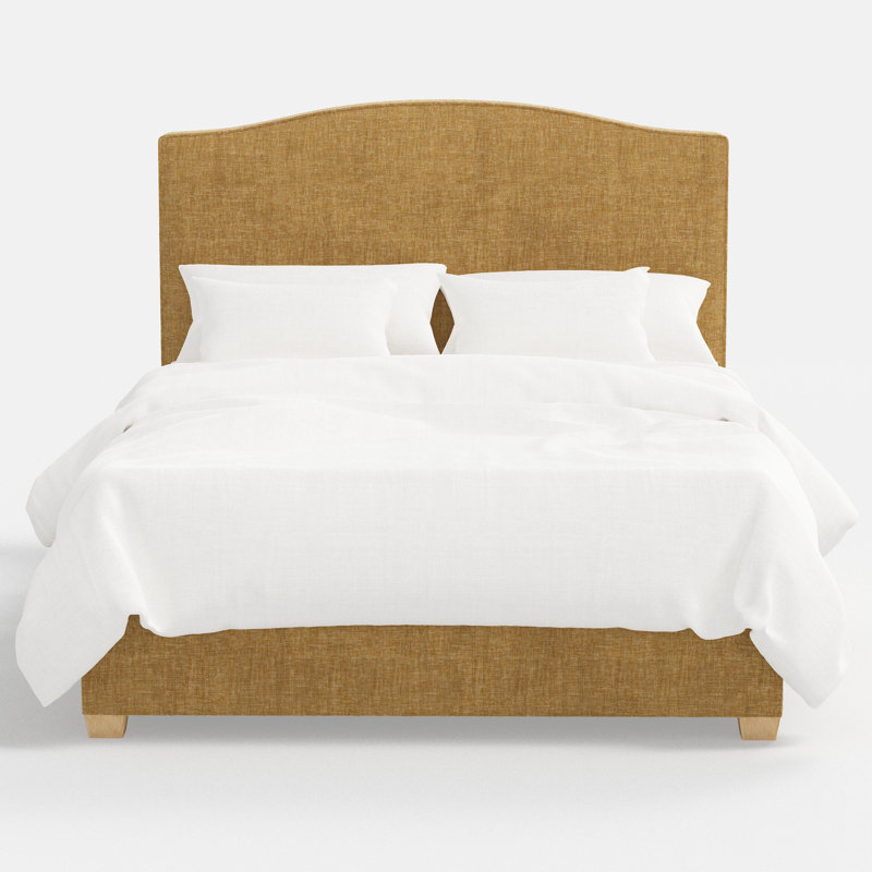 Upholstered Bed, King, Performance Textured Weave River