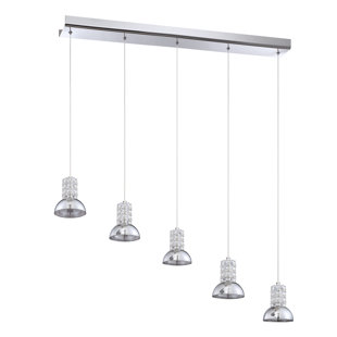 Luminaire suspendu dôme 5 lumières grappe Millenium