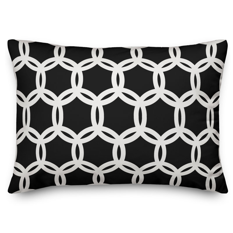  Coussin Lattice, Noir