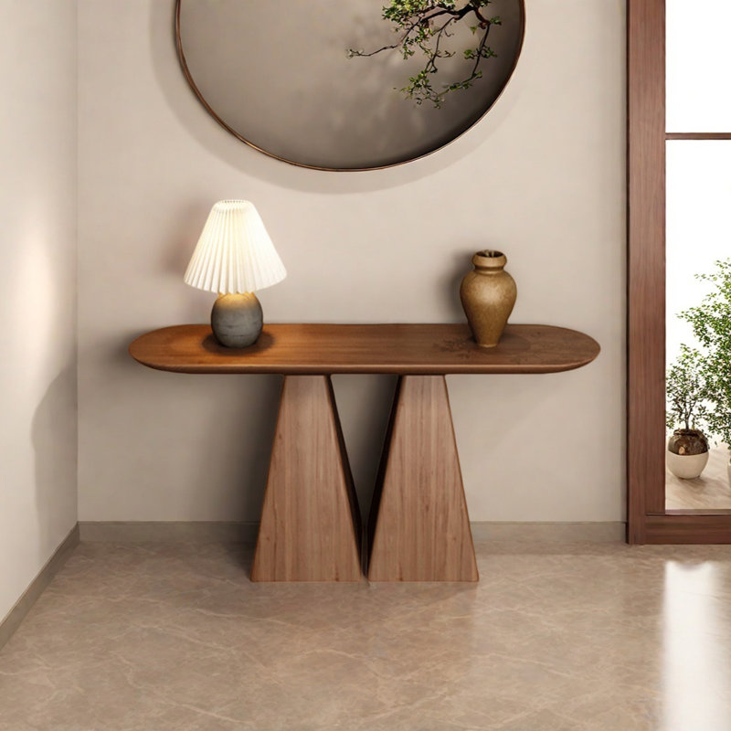Console Retro Minimalist Art, H 31,5 po x l 51,18 po x P 11,81 po, Brun
