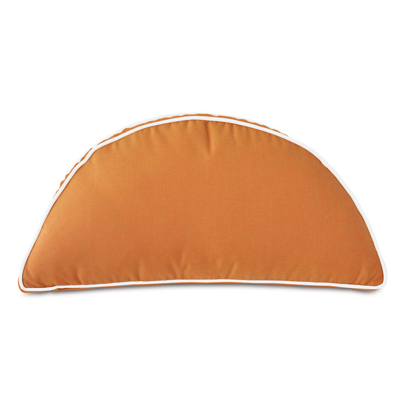 Housse et insert de coussin d'extérieur Palacia, Orange Tarheel / nuage mèche