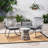 MILAN 3PC CHAT SET