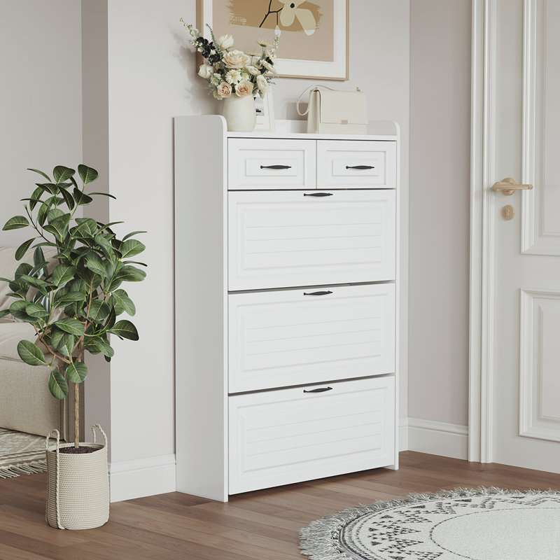 Versatile Shoe Cabinet with Multiple Compartments for Efficient Storage